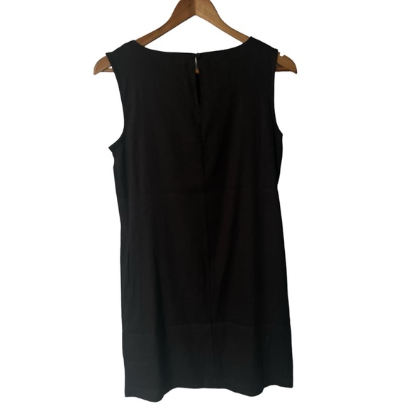 NWT Sleeveless Linen Blend Dress with Pockets in Washed Black Sizes S-M-L - Picture 9 of 12